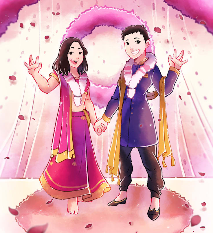 Indian Wedding Booklet Cover